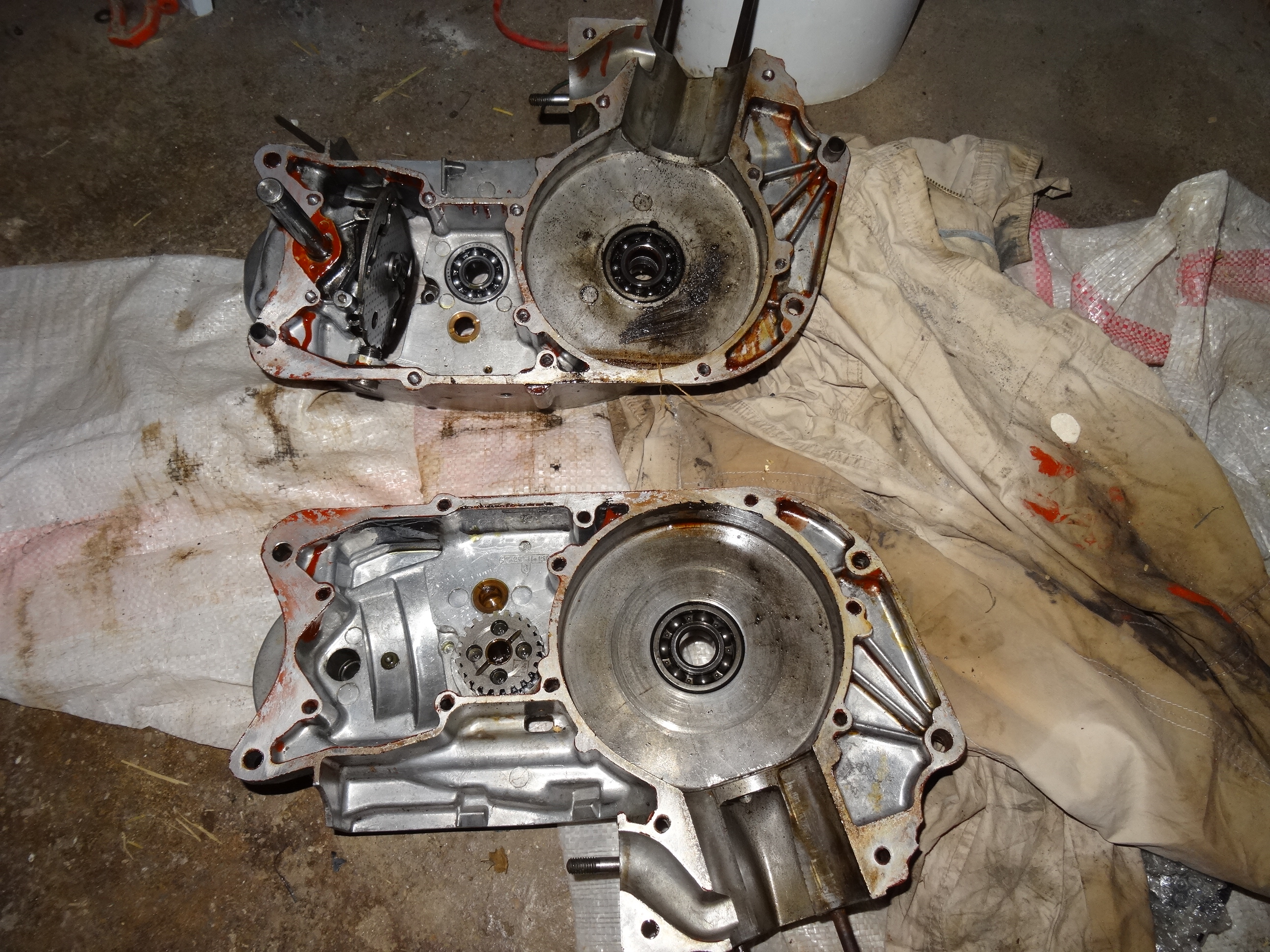 motor 175/450 - zakázková renovace - rozebrání motoru
