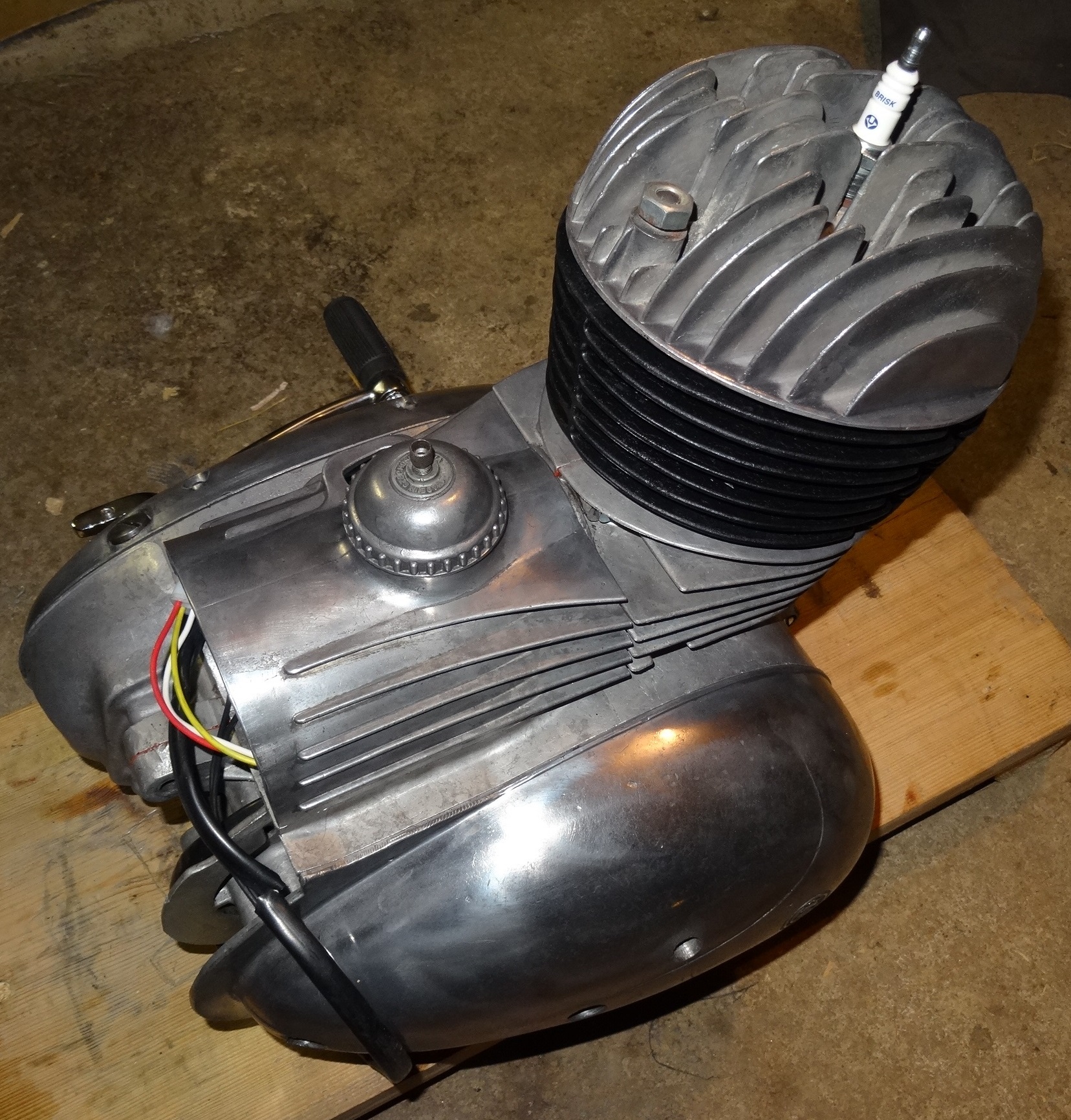 ČZ 175/450 - hotový motor po GO ..