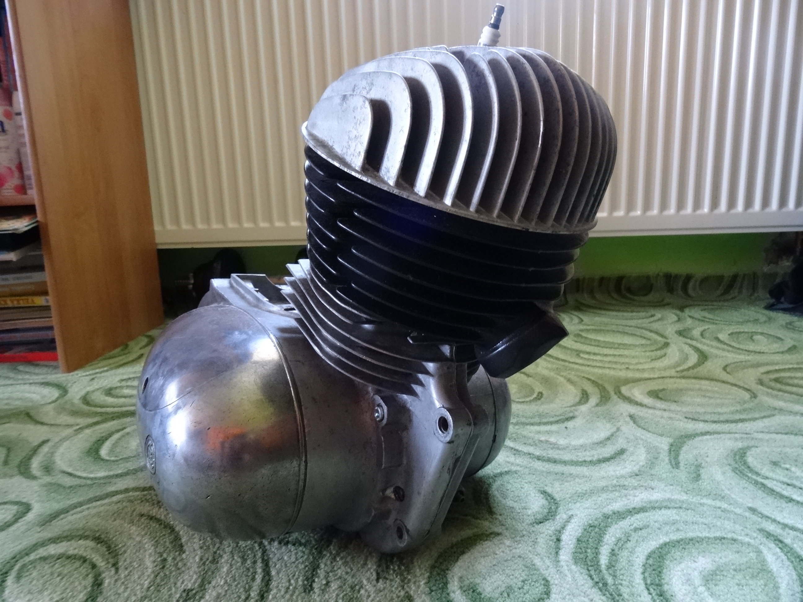 ČZ 250/455 - ostrá úprava - hotový motor